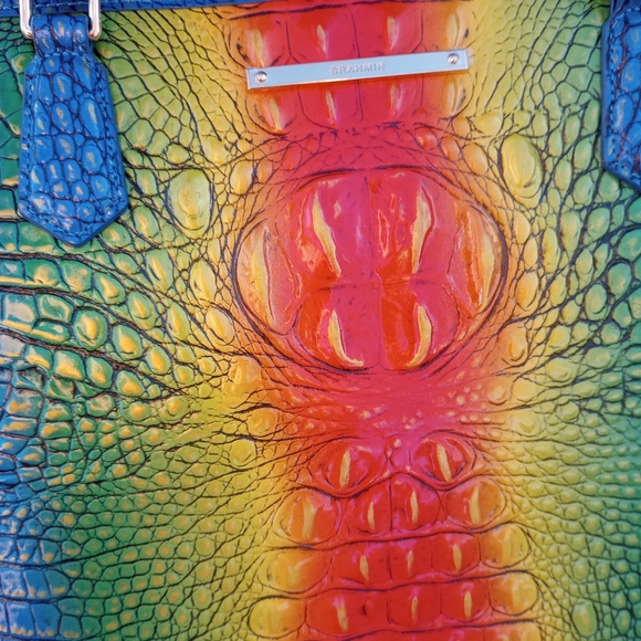 Brahmin Popsicle Ombré Melbourne Medium Asher Shoulder Bag - Picture 4 of 12